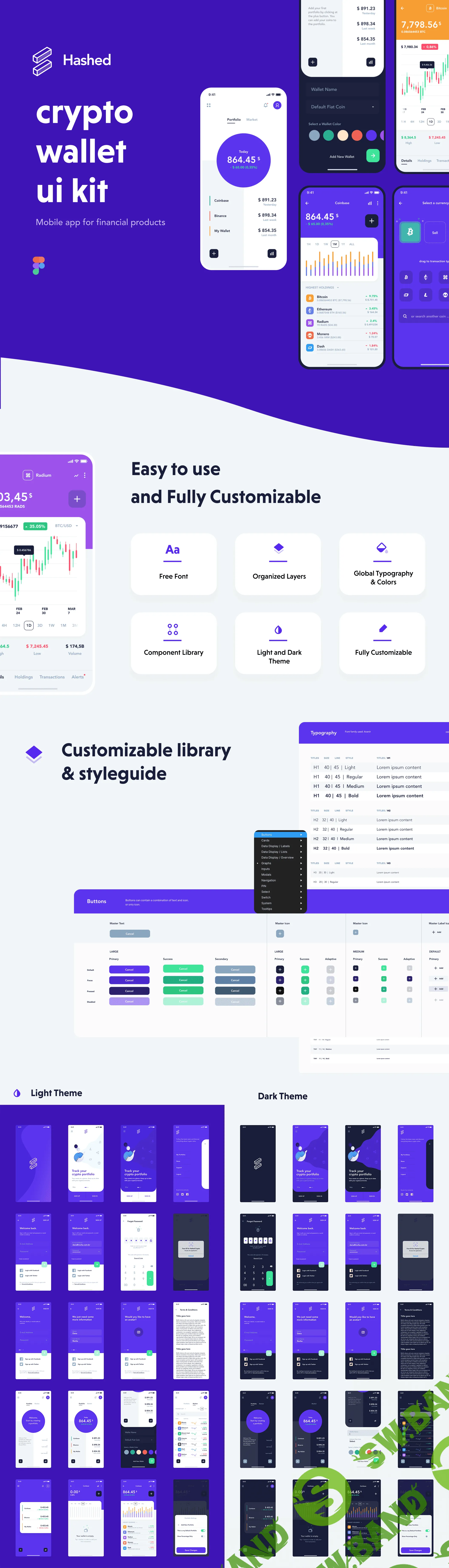 [UI8.net - Dana Rocha] Hashed Wallet UI Kit