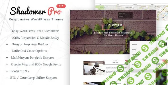 [UIUXLab] Shadower Pro - A Responsive WordPress Theme for Bloggers