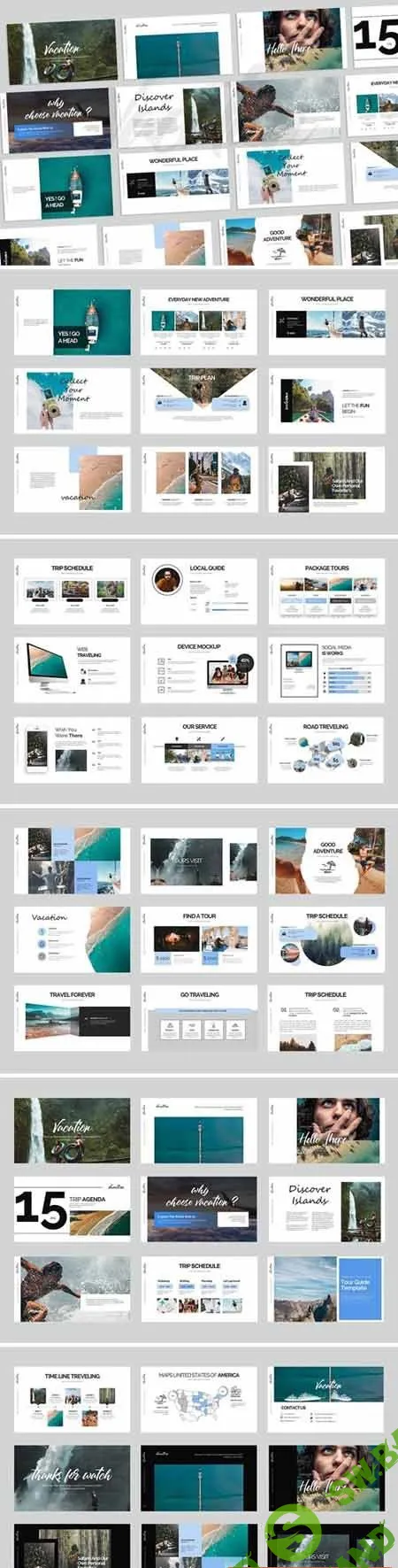 Vacation PowerPoint Presentation and Keynote