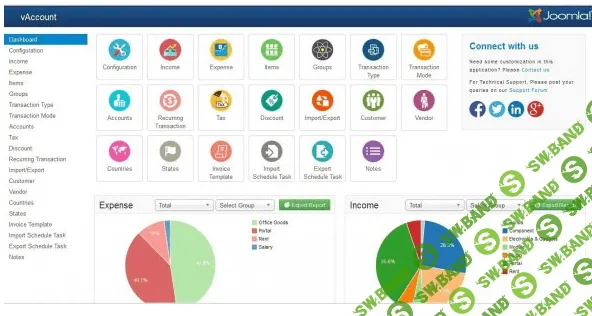 [vAccount 2.0.2.1] Компонент управления вашими финансами на Joomla