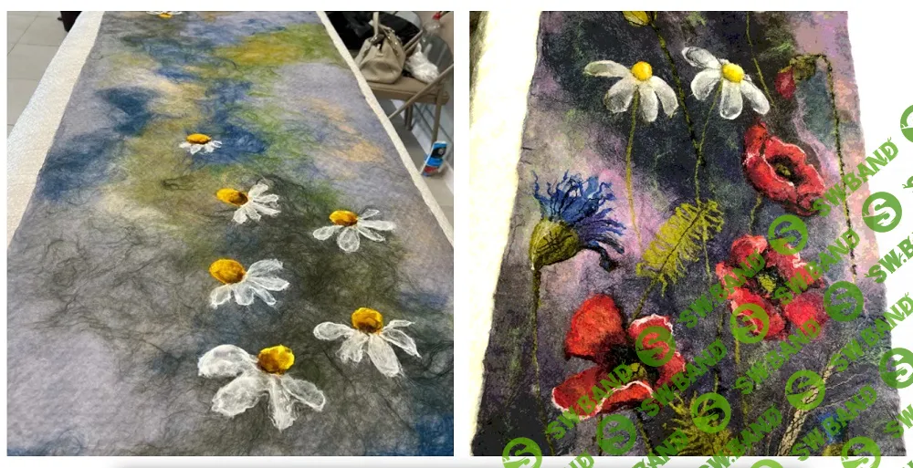 [Валяние] Урок по прорисовке Русское поле [Наталья Король]