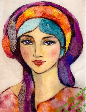 [Валяние] Живописная лессировка для войлока [Шкатулочка] [Светлана Фомина-Папета]