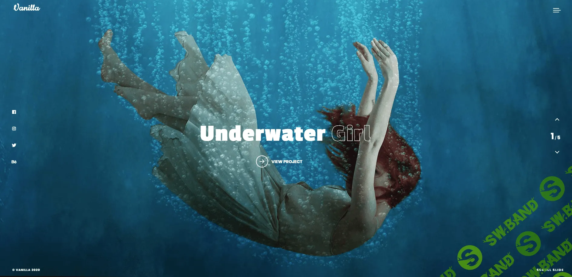 [Vanilla] AJAX Portfolio HTML5 Template (2020)