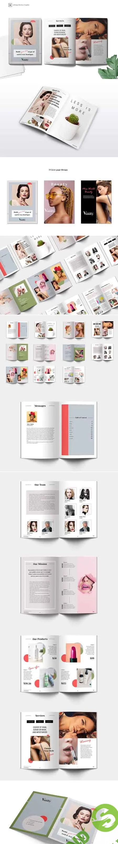 Vanity Brochures Template