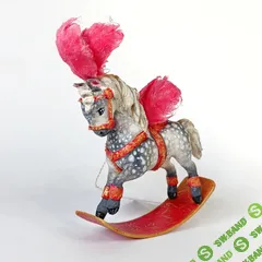 [Ватные игрушки] Лошадка-качалка [Анна Демьянюк] [Панпина]