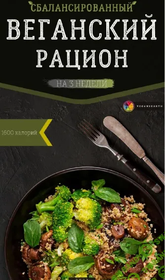 [vegansearth] Веганский план питания на 3 недели, 1600 ккал (2024)