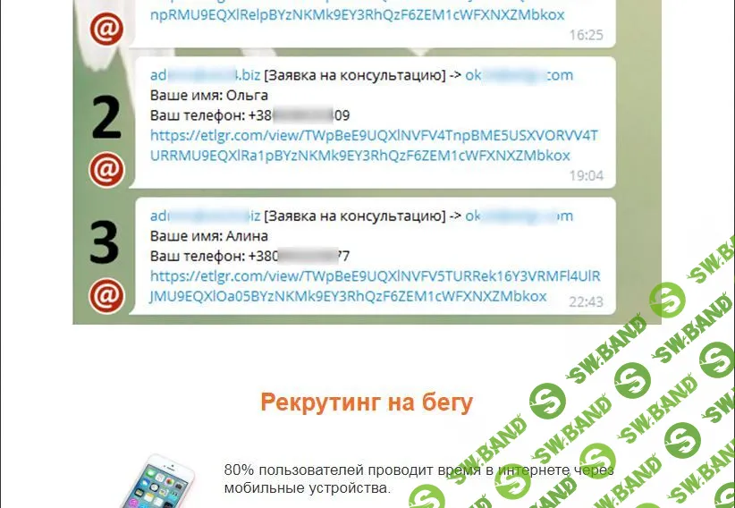 [VekRosta] Мощный рекрутинг в Telegram от 2 новичков в день (2019)