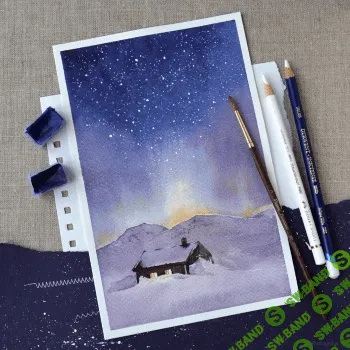 [Вероника Калачева] Акварельная зима. Северная ночь