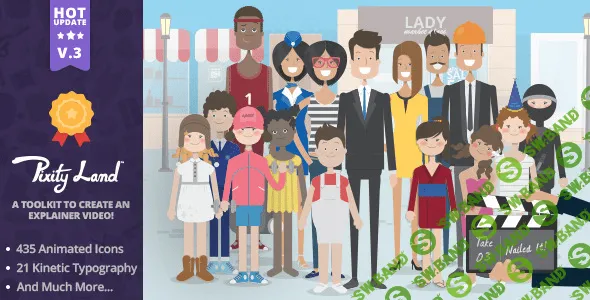 [videohive] Pixity Land. Character Animation Explainer Toolkit