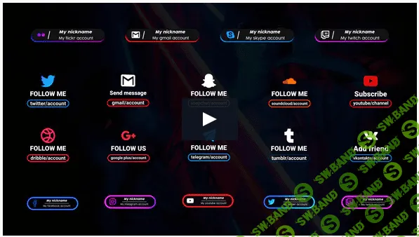 [VideoHive] Social Media Lower Third Big Pack || After Effects (2021)