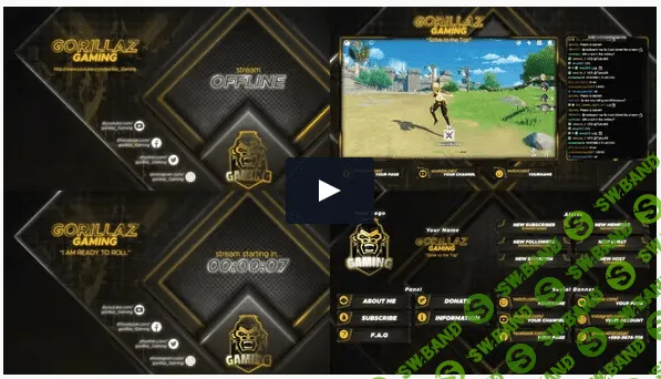 [Videohive] Streamer Broadcasting Pack - Набор графики для оформления стримов (2022)