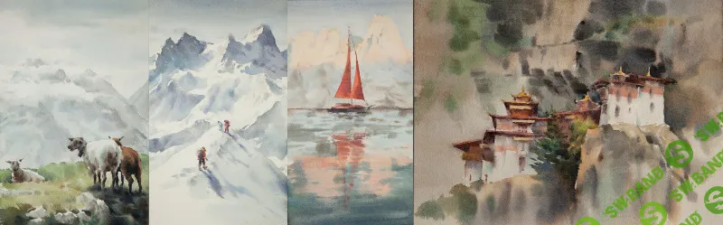 [Виктория Акулова, Kalachevaschool] Акварельные вершины (2024)