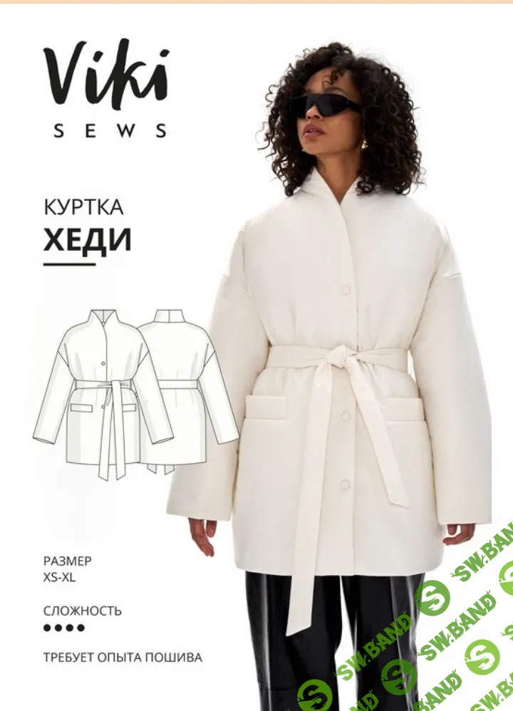 [Виктория Ракуса] Хеди куртка. Размеры XS-XL, рост 162-168 (2024)