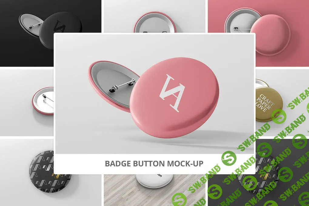 [visconbiz] Mockup Bages (Бейджики)