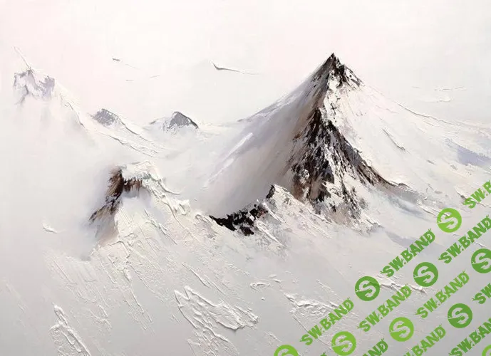 [Виталий Антипин] Горный марафон текстурой пастой (курс маслом с текстурной пастой) (2025)