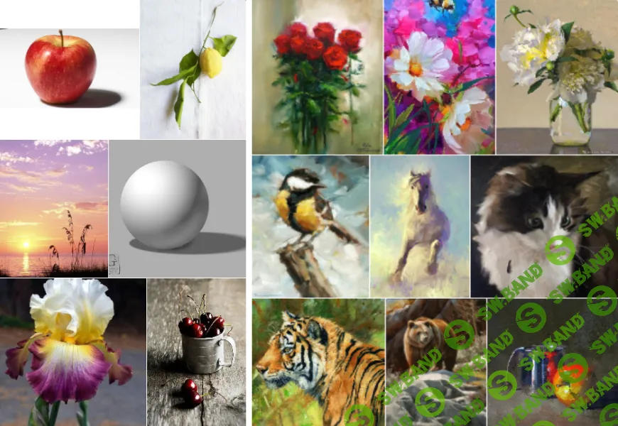 [Виталий Антипин] Искусство быстрой живописи. Части 1 и 2 (2026)