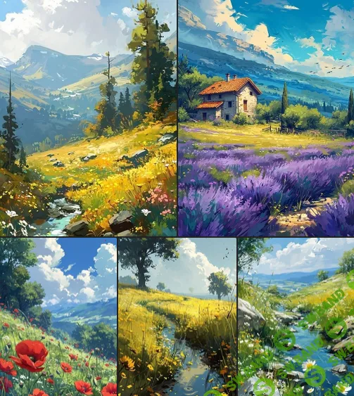 [Виталий Антипин] Пейзаж гуашью (2024).png