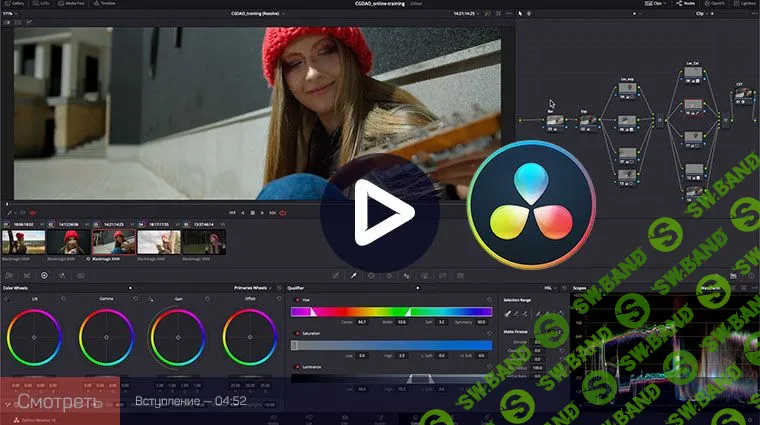 [Виталий Бужан] Практика цветокоррекции в Davinci Resolve (2021)