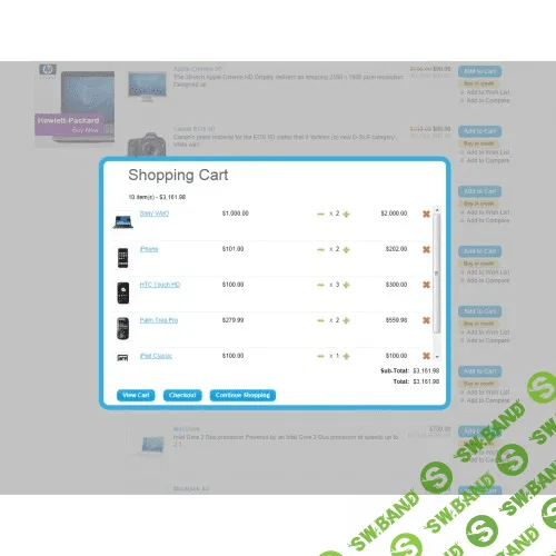 [Vitaliy Yarema] Module Popup cart (Vspopupcart)
