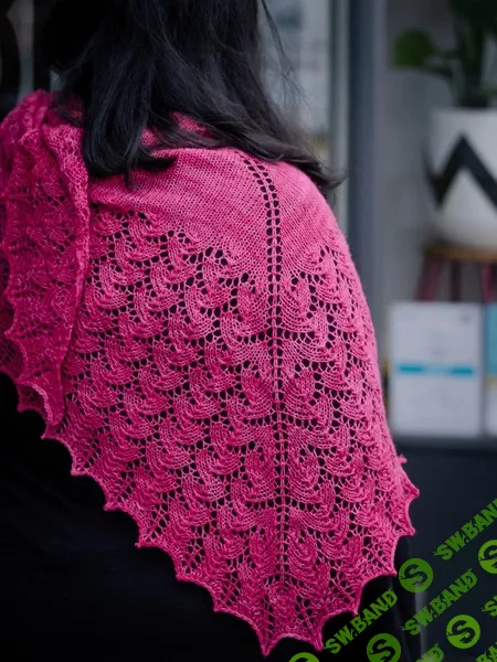 [Вязание] Ажурная шаль спицами Ishbel [Вяжи.ру] [Ysolda Teague]