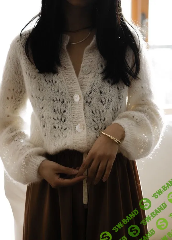 [Вязание] Ажурный кардиган Camelia [Вяжи.ру] [Cristina Ghirlanda]