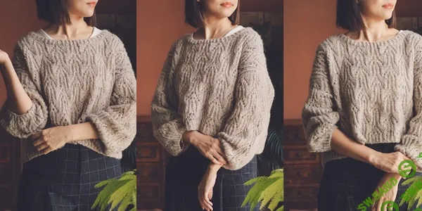 [Вязание] Ажурный пуловер Hazel [Вяжи.ру] [Ирен Лин]