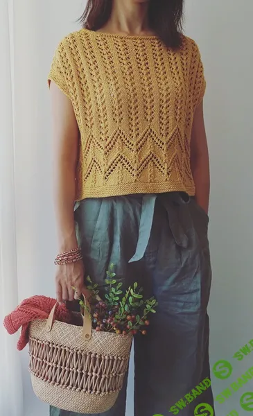 [Вязание] Ажурный топ Roving summer [Вяжи.ру] [Ирен Лин]