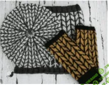 [Вязание] Берет, митенки и коул Editha [Вяжи.ру] [Ася Янечек]