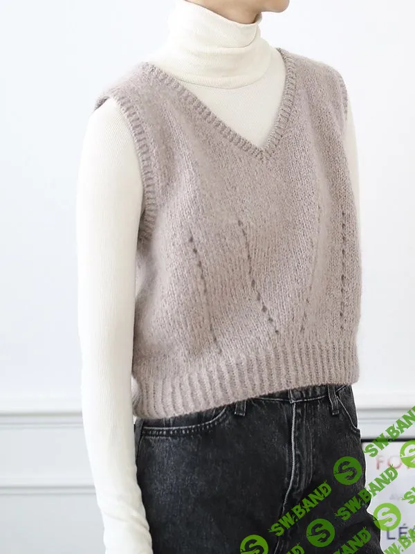 [Вязание] Безрукавка с японским плечом Adamson [Вяжи.ру] [Rui Yamamuro]