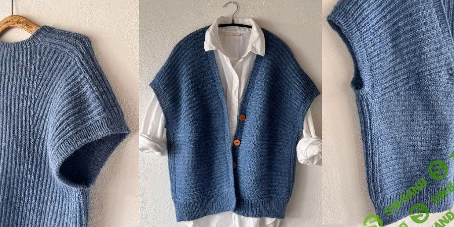 [Вязание] Безрукавка спицами без швов Vice versa [вяжи.ру] [Lone Kjeldsen]