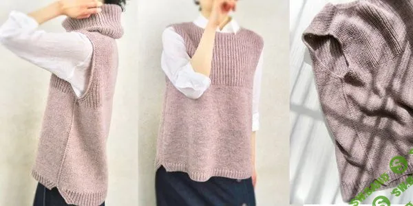 [Вязание] Безрукавка спицами UraUe [Вяжи.ру] [Натсуко Иида]