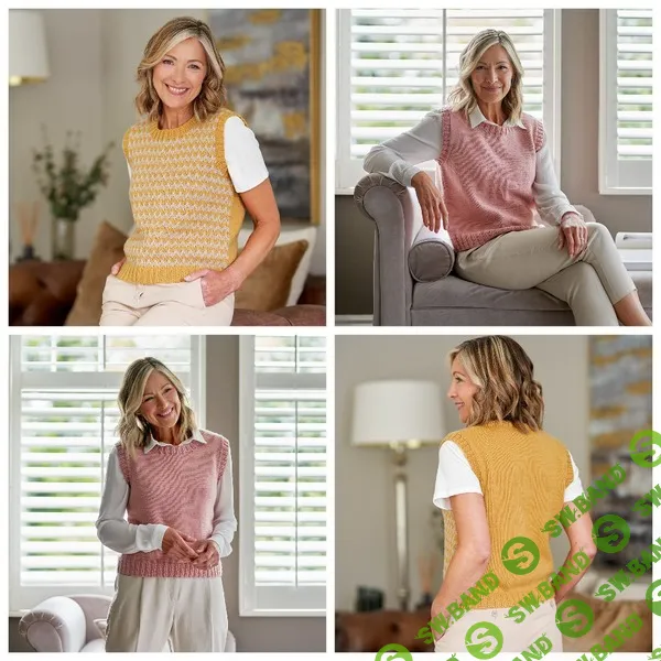 [Вязание] Безрукавка женская Margot Slipover Top [Вяжи.ру]