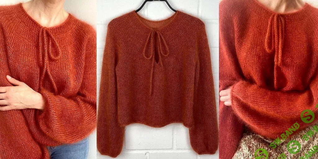 [Вязание] Блуза спицами из мохера Maya [Вяжи.ру]