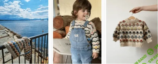 [Вязание] Детский пуловер с цветами Anemone [Вяжи.ру] [Pernille Larsen]