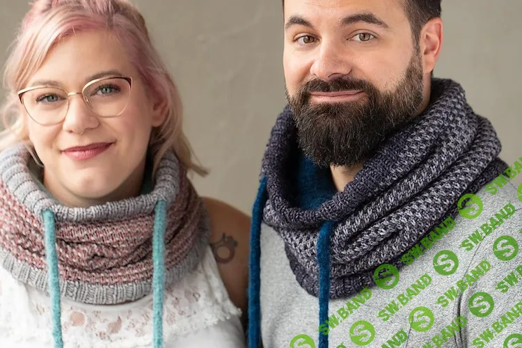 [Вязание] Двухслойный снуд спицами ленивым жаккардом The Snuggle is Real [Вяжи.ру] [Maxim Cyr]