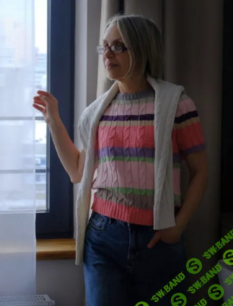 [Вязание] Джемпер Косы [stepmother queen] [Ольга Грознецкая]