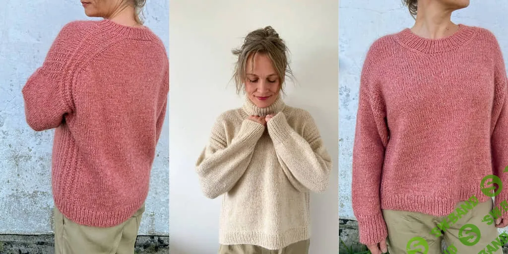[Вязание] Джемпер оверсайз Raspberry [Вяжи.ру] [Lise Bøgevald]