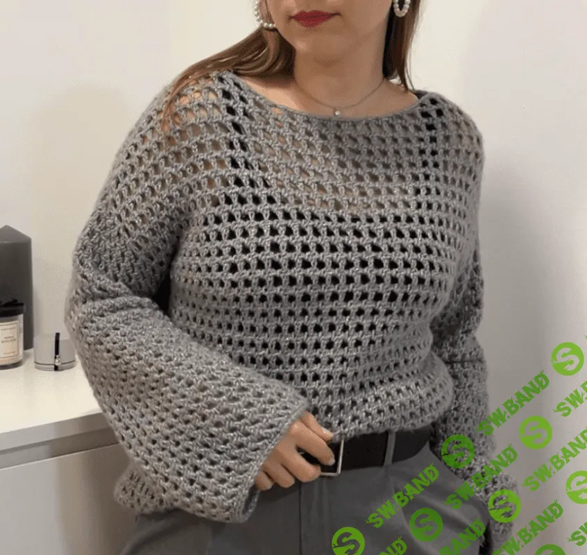 [Вязание] Джемпер «Pixel» [Татьяна Одинцова]