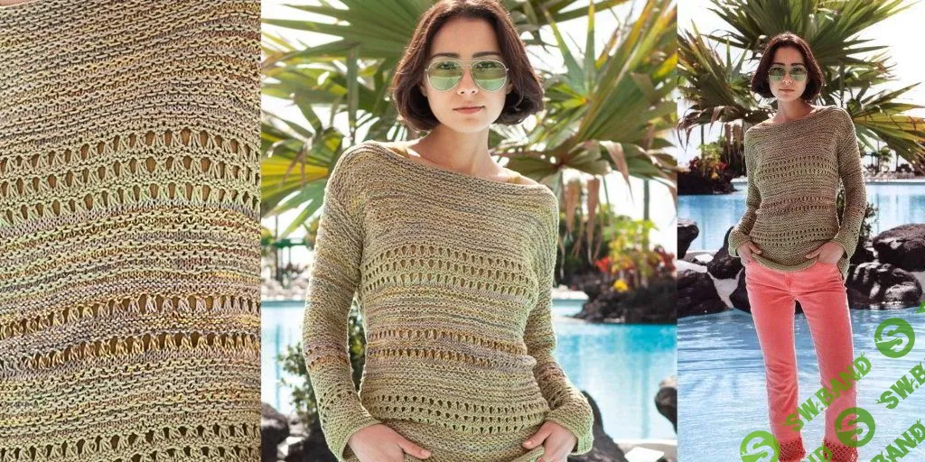 [Вязание] Джемпер со спущенными петлями [Вяжи.ру]