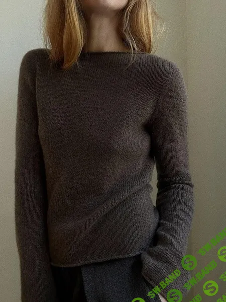 [Вязание] Элегантная кашемировая блуза спицами с рукавом методом contiguous Blouse no 4 [Вяжи.ру] [My Favourite Things]