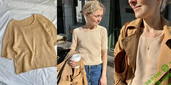 [Вязание] Футболка реглан спицами Cumulus O-Neck [Вяжи.ру] [PetiteKnit]