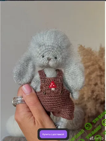 [Вязание] Инструкция для вязания «Маленького зайчика» [Авито]