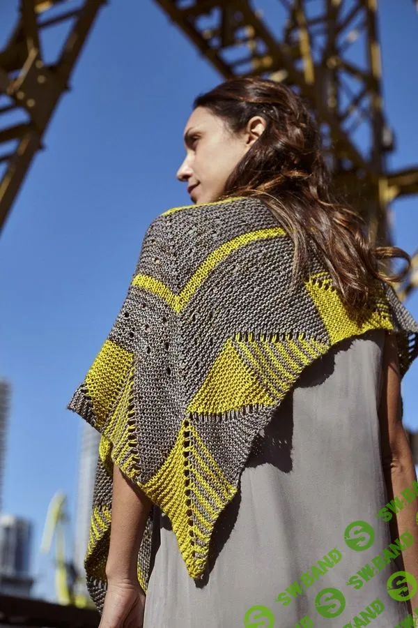 [Вязание] Яркий платок спицами The Dilemma [Вяжи.ру]