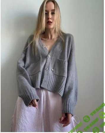 [Вязание] Карди с кармашками [Alena Barteneva]