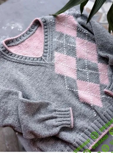 [Вязание] Кардиган/ джемпер Аргайл [Светлана Марчук]