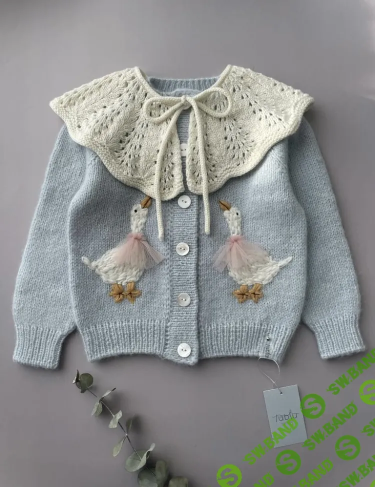 [Вязание] Кардиган «GOOSY CARDI» (Кардиган + вышивка) [lublu.knitwear]