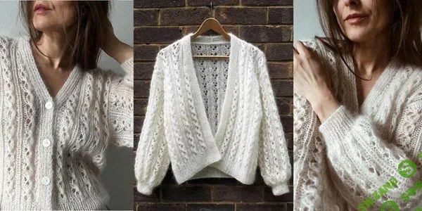 [Вязание] Кардиган из мохера Cardigan No. 6 [Вяжи.ру] [Хитоми Шида]