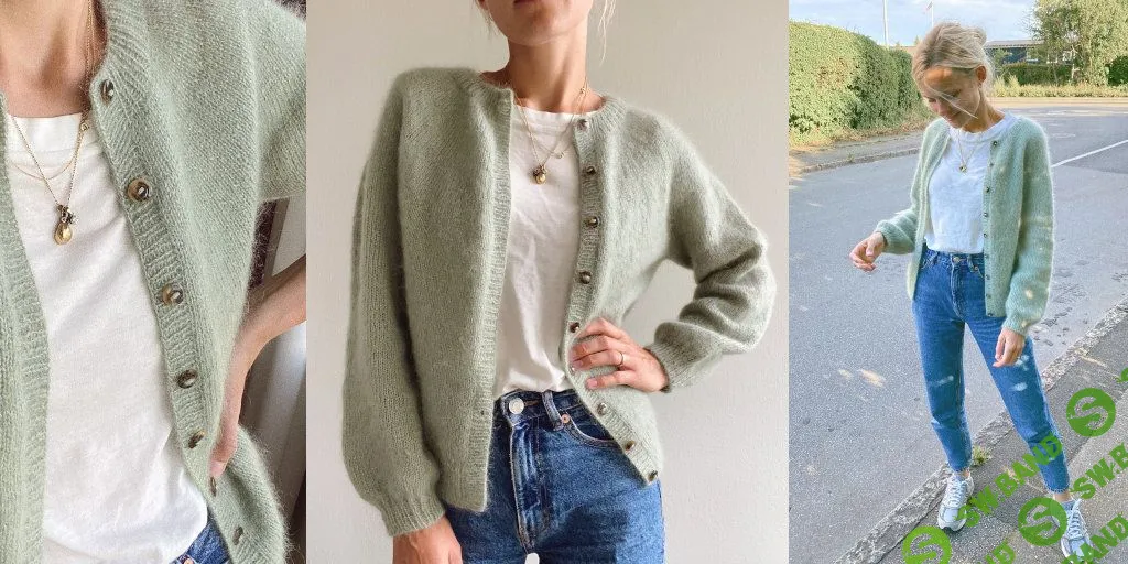 [Вязание] Кардиган из мохера Novice Cardigan - Mohair [Вяжи.ру] [PetiteKnit]