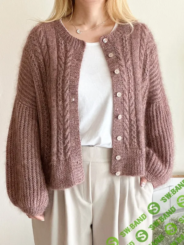 [Вязание] Кардиган из мохера Sera [Вяжи.ру]