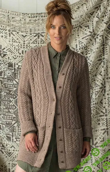 [Вязание] Кардиган косами Clear Creek [Вяжи.ру] [Сара Соломон]